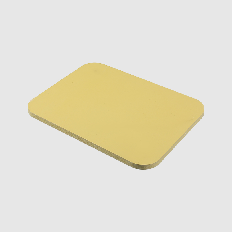 Signes publicitaires Feuilles en plastique de planche en mousse PVC jaune