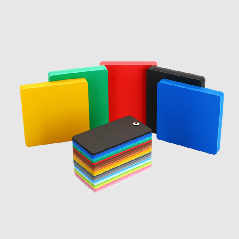 Couleurs de décoration intérieure PVC Board en mousse Feuilles en plastique